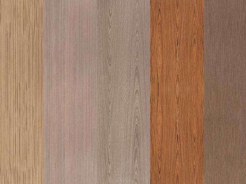 Δείγματα καπλαμάδων ALPI Bespoke σε διαφορετικές αποχρώσεις ξύλου – αναδομημένο ξύλο για custom αρχιτεκτονικές εφαρμογέ