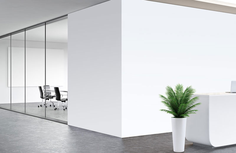 Ηχοαπορροφητικό πάνελ Richter Acoustic-CompactBoard σε μοντέρνο γραφείο